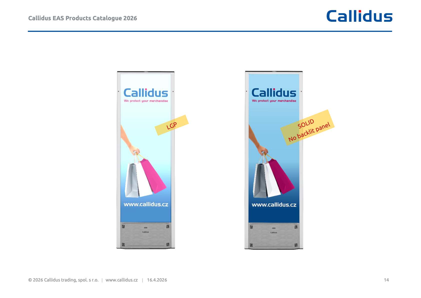 AM-RF Hybrid product visuals from the Callidus EAS catalogue